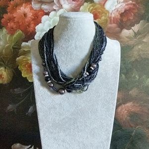 Beaded multicolors necklace